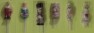 391sp Alice in Wonderland Set Mad Man Chocolate Candy Lollipop Mold